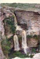Vista da cachoeira na época de chuvas. Fonte: Antônio J. Dourado Rocha, 1996.