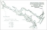 Figura 6 - Mapa da gruta do Centenário, realizado em 1952 pelo padre Estanislau. Figura anexada pelo responsável do cadastro.