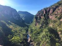 Vista do topo da Cachoeira do Capivari