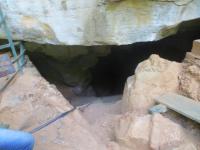 Acesso de entrada a caverna