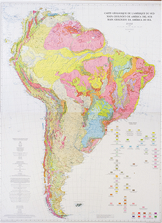 Mapa Geolgico da Amrica do Sul (1964)