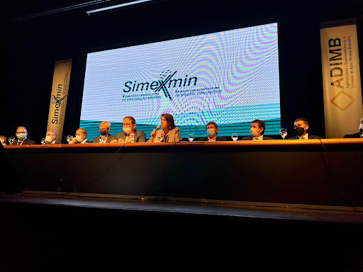 Titular da SGM, Lília Sant’agostino destacou a importância da pesquisa mineral em seu discurso na abertura do Simexmin. Foto: Núcleo de Comunicação do SGB