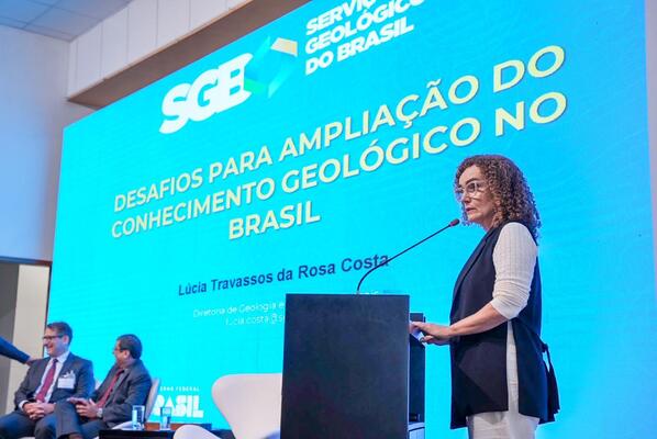 Lcia apresenta os Desafios para a Ampliao do Conhecimento Geolgico no Brasil