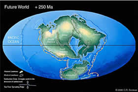 Terra daqui a 250 milhões de anos.